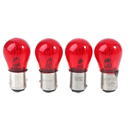 2PCS baw15d Red Brake Stop Tail Bulb 12V Turn