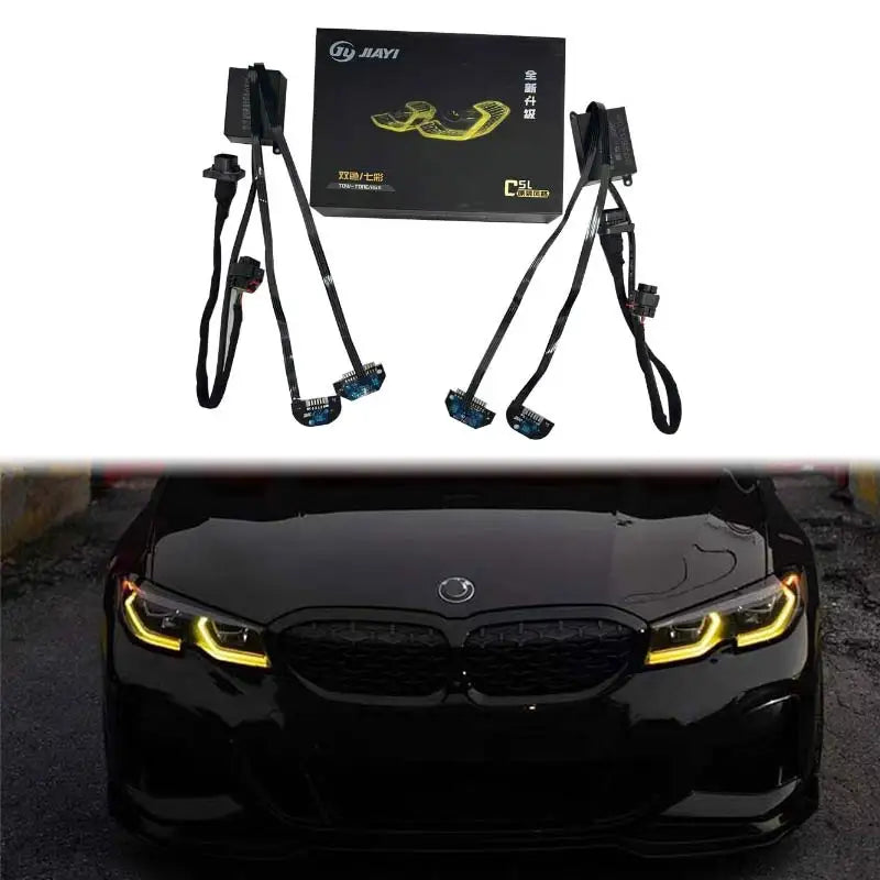 For BMW 3 Series dual-color Daytime Running Yellow White 320I