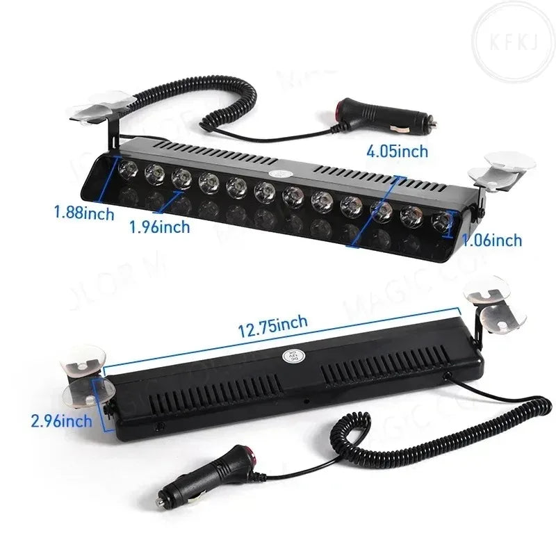 1PC Warning Signal Beacon 12LED Strobe Flashing Waterproof