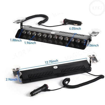 1PC Warning Signal Beacon 12LED Strobe Flashing Waterproof