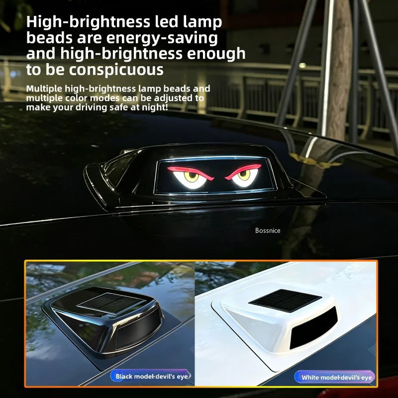 Evil Eye Radar Sensor Cover Warning Solar Powered Protective