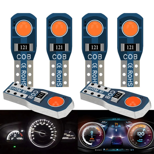 10PCS T5 W3W w1.2w Center Console Instrument Dashboard Warning