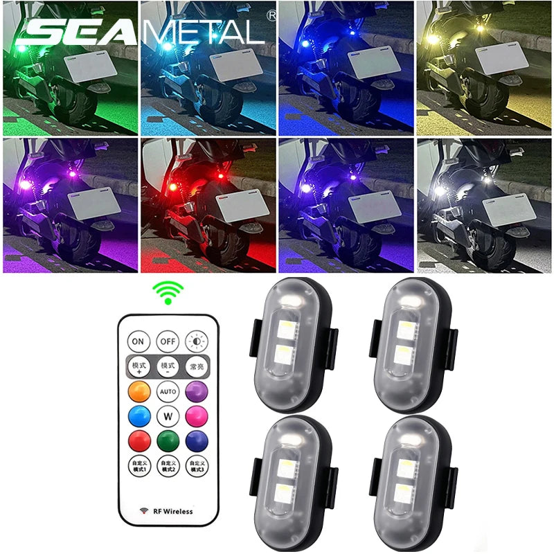 Seametal Wireless Aircraft Airplane Helicopter Warning RGB
