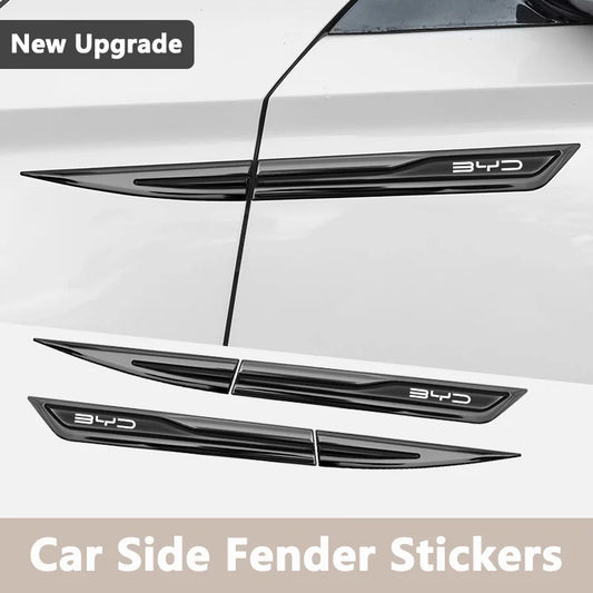 For BYD Leopard 5 8 Song 2PCS Door Fender Side Blade Badge Body