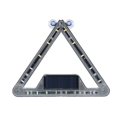 For Auto Emergency Grill Warning Lamp Solar Strobe Windshield