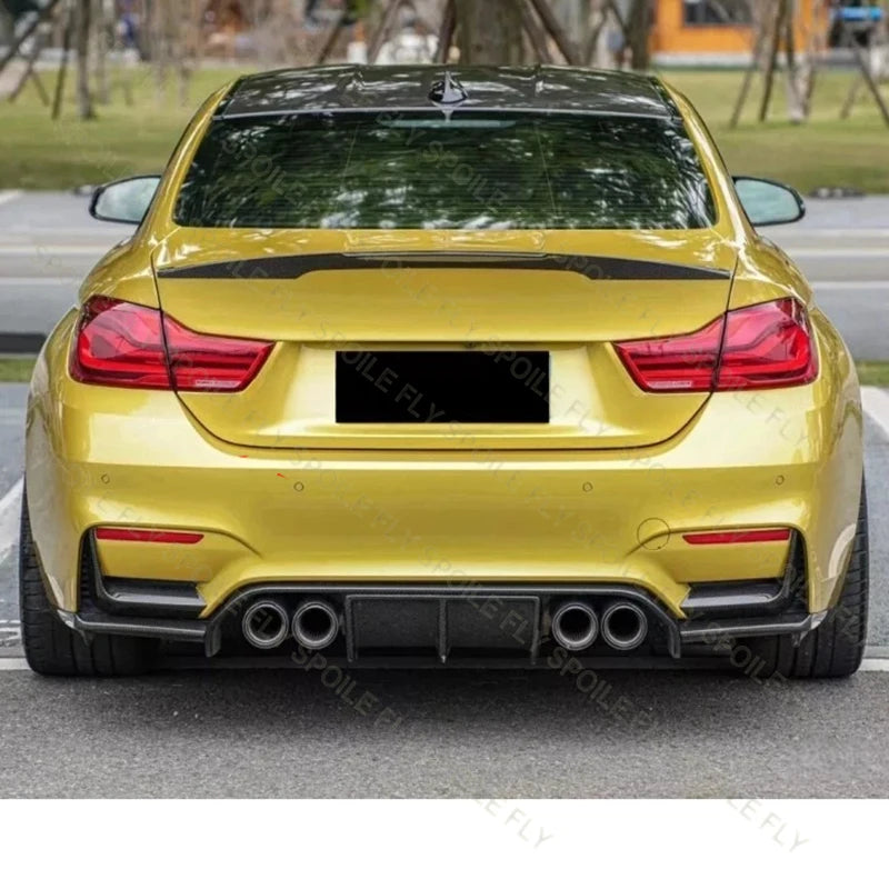 For BMW 4 Series F32 F33 4PCS 2013 2016 Look M4 Rear Bumper Lip