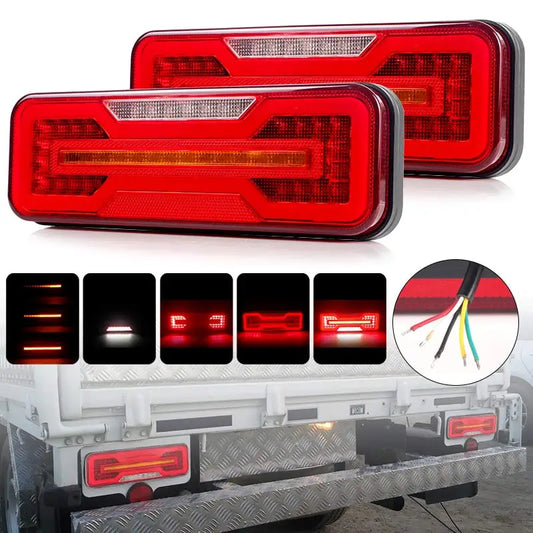 For Trailer Tractor Lorry Camper 12-24v Truck Combination Tail