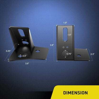 Nilight 2PCS 4inch Pods Bar Triple Row 60W Flood