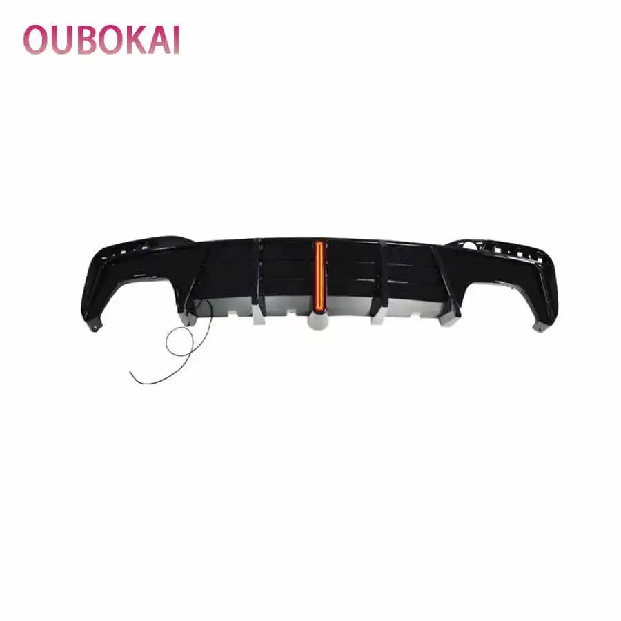 For BMW 5 Series M5 F90 G30 G38 540 Bright Black Rear Bumper