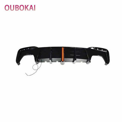 For BMW 5 Series M5 F90 G30 G38 540 Bright Black Rear Bumper