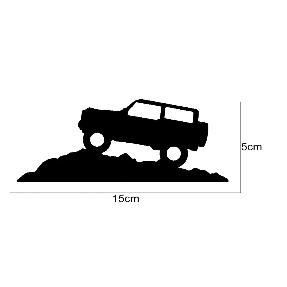 For Jeep Jimny 15x5cm off-road SUV Mountain Sticker Body Bumper
