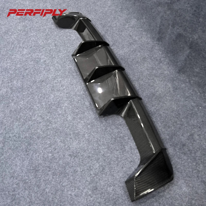 For BMW M3 M4 G80 G82 Real Dry Carbon Fiber Bumper Diffuser Rear