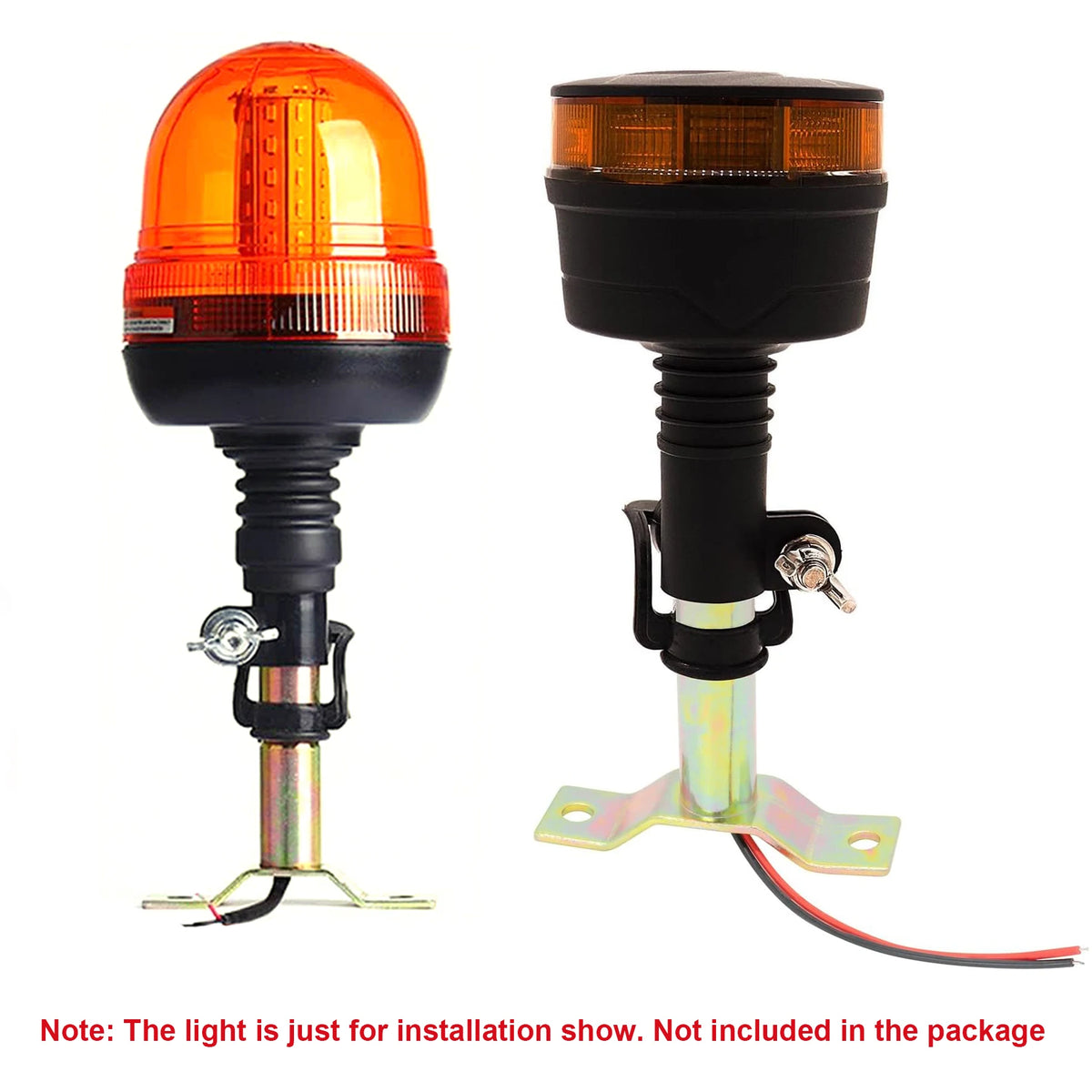 Truck Metal Rotating Flashing Beacon Mount Warning Bracket