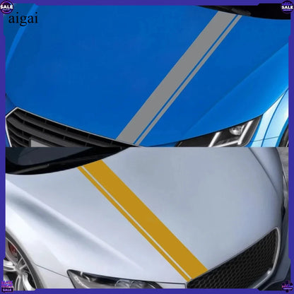 For Pickup Trcks Bonnet Sticker Hood Racing Decals SUV Stripes