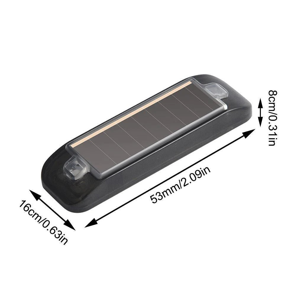 1PCS Solar Powered Alarm anti-theft Flashing Simulated Caution