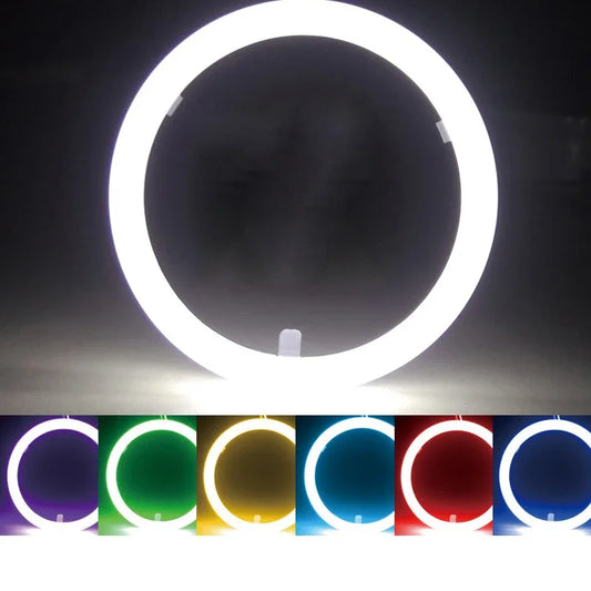 Super Bright Halo Rings Cob Angel Eyes Headlight 60MM