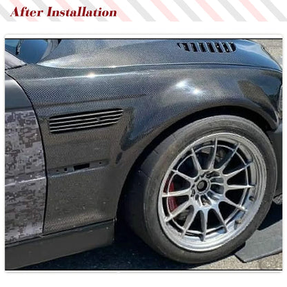 For BMW 3 Series E46 M3 Side Fender Vent Coupe Convertible