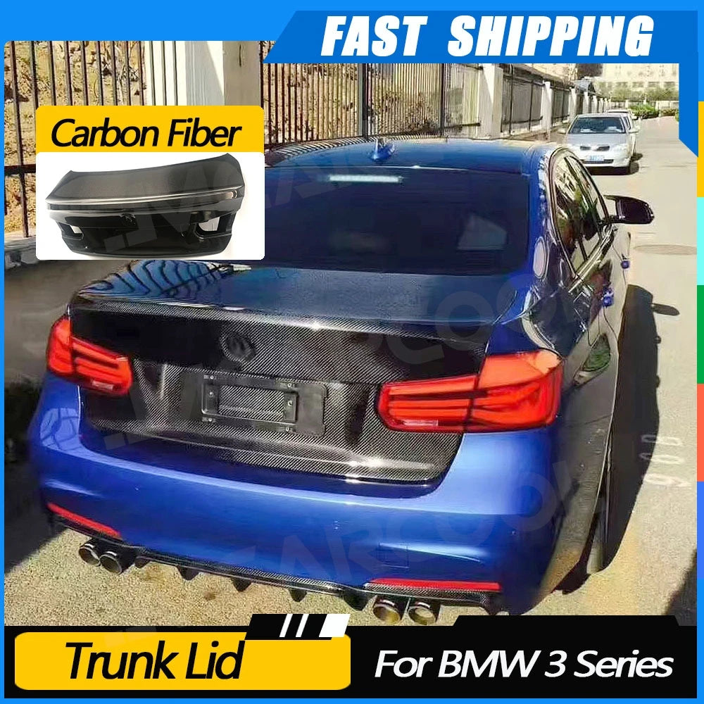 For BMW 3 Series F30 F80 Jmcarcool Carbon Fiber Rear Trunk Lid