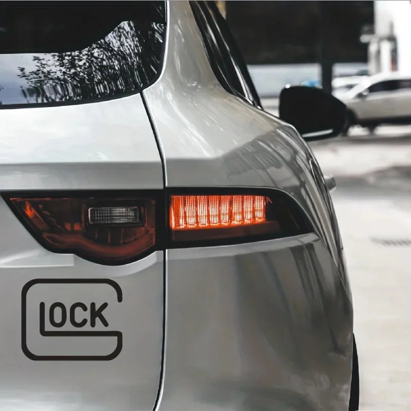 Creative Lock Sticker Laptop Bumper Wall Truck Moto Van
