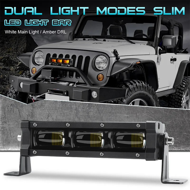 30W Dual Color 6D Lens Inch Ultra Slim Driving
