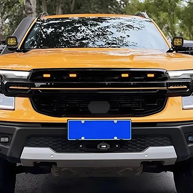 For Ford Ranger T9 2023-2024 4PCS Front Grille Daytime Running
