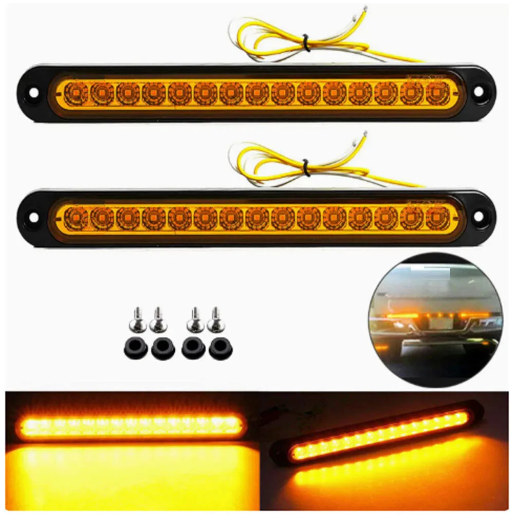 15-led high-mounted Brake 12V 24V Trailer Tail Truck Side