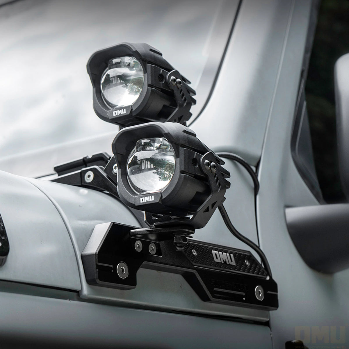 For Jeep Ford Omu 4X4 a-pillar Spotlight Fog Headlight 12V Low