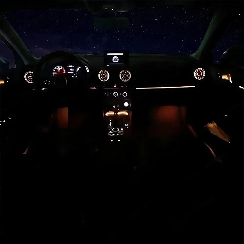 For Audi A3 S3 RS3 2004-2020 RGB Ambient Lighting Air Vent Kit