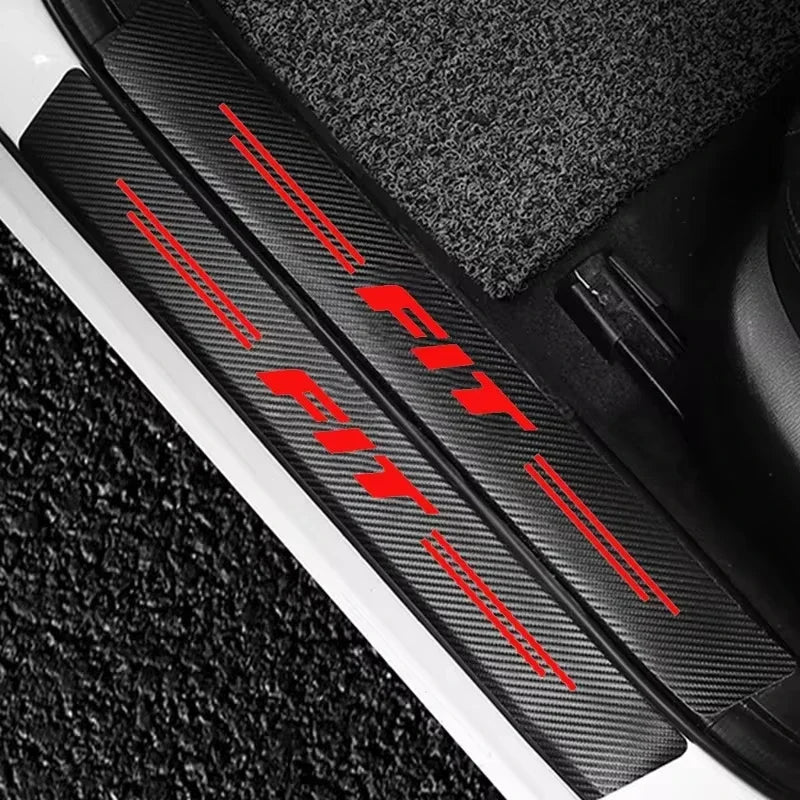 For Honda Fit Logo 2021 2020 4PCS Sill Pedal Rear Bumper