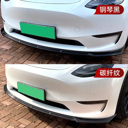 For Tesla Model Y 2020+ Front Lip Bumper Splitter Body Kit