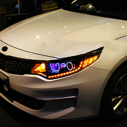 For Kia K5 2016-2019 Upgrade High Front Configure Headlights