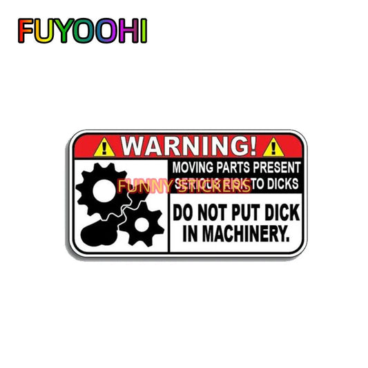 Fuyoohi Hottest Engineering Warning Sign Sticker Waterproof