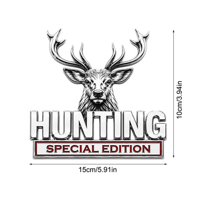 3D Metal Hunting Special Edition Bucks Head Truck Emblem