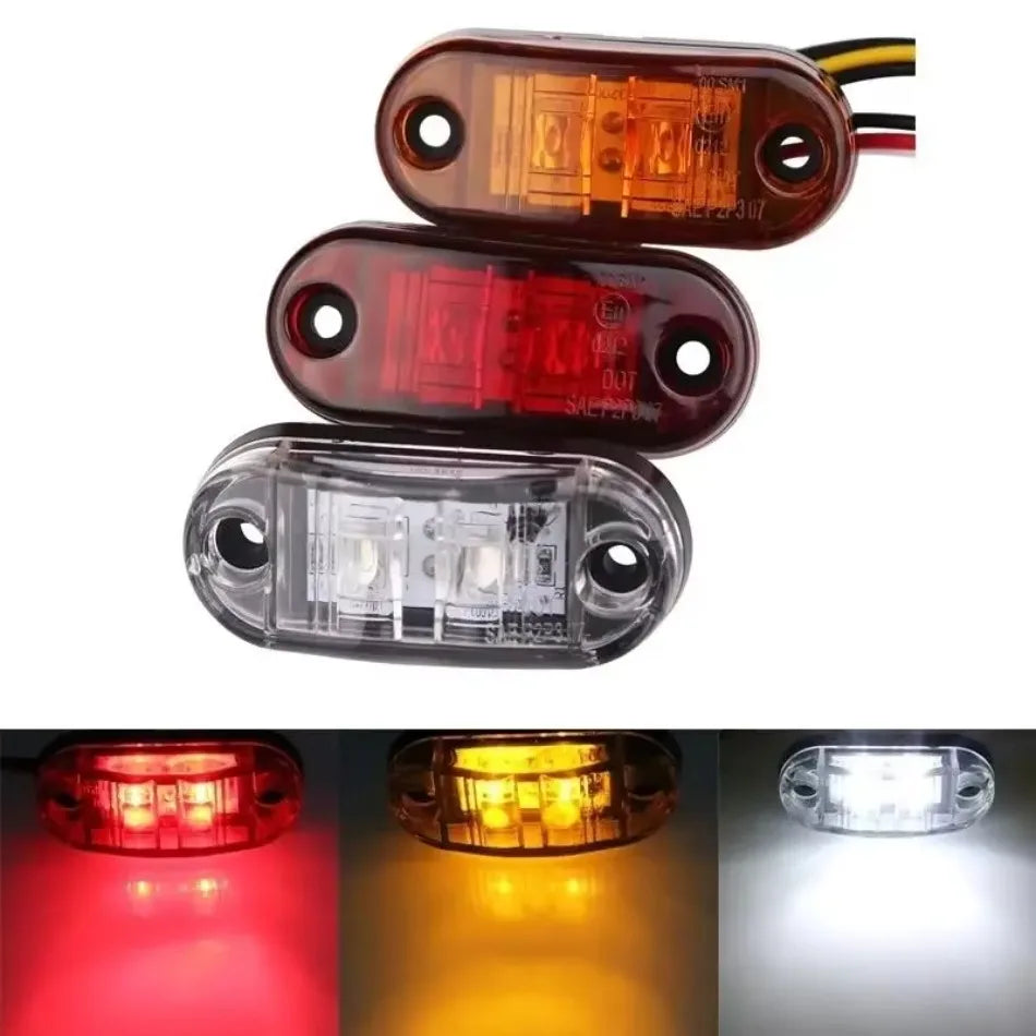 Truck 12v24v Waterproof Side Taillights Mesh Piranha E4 Trailer