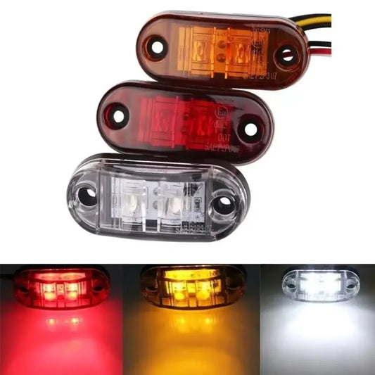 Truck 12v24v Waterproof Side Taillights Mesh Piranha E4 Trailer