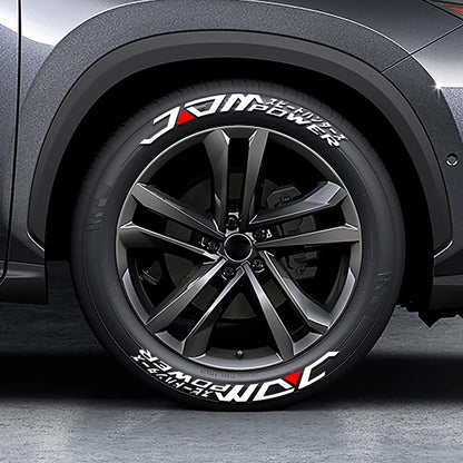 3D Thicken Jdm Letters Pvc Wheel Sticker Tire Fashion