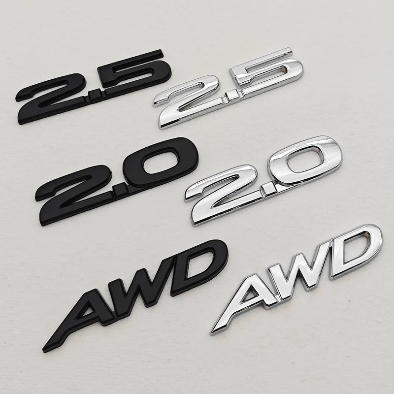 For Mazda3 CX-30 CX-5 CX-50 CX-8 3D Metal Sticker Logo Awd 2.0