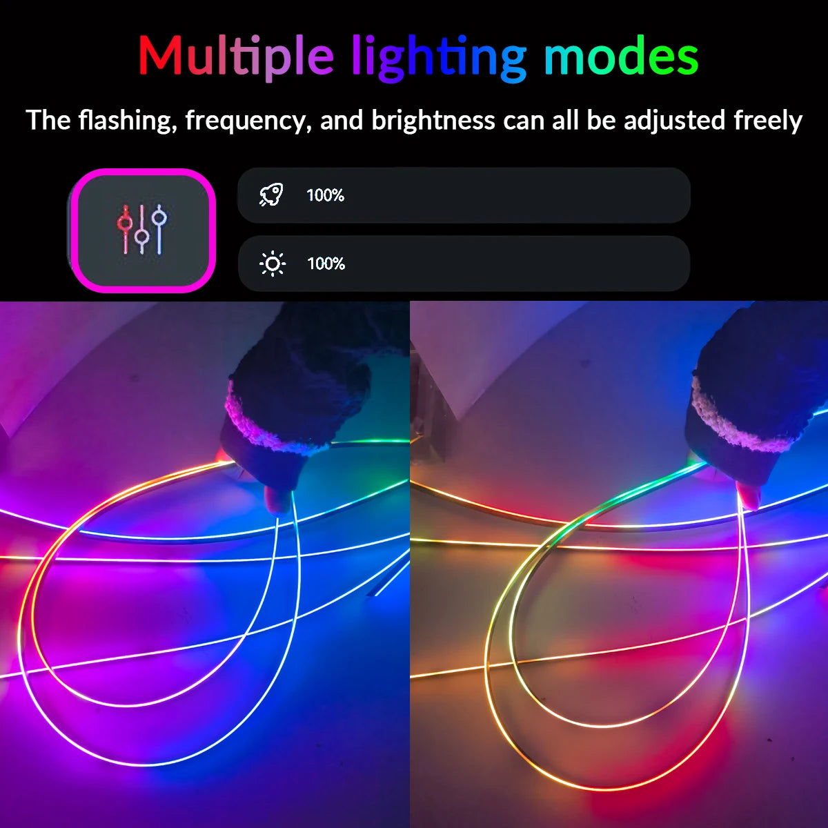 Symphony Streamer Ambient Interior Full Color RGB Neon Acrylic