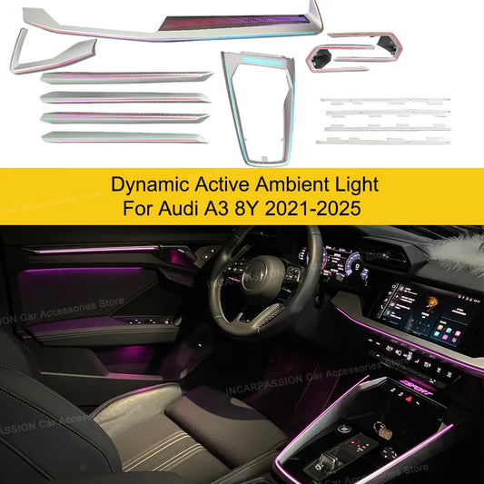 For Audi A3 8Y S3 RS3 Dynamic Active Ambient 2021-2025 Air Vent