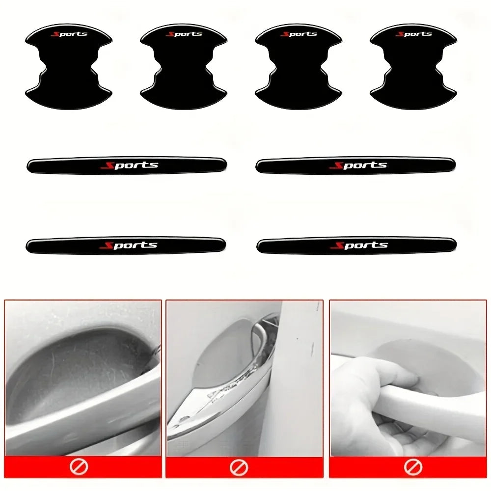 1SET Door Handle anti-collision Protective Sticker