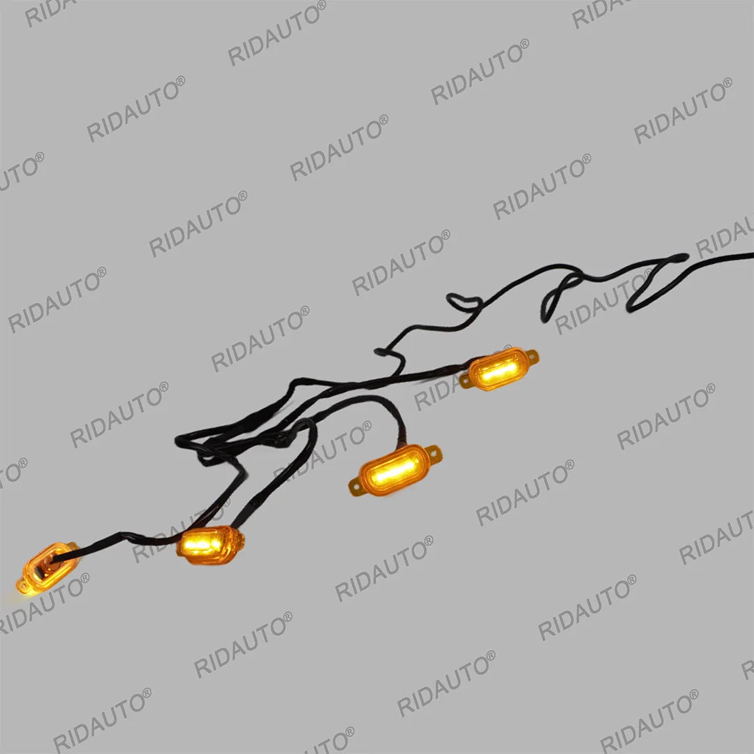 For Replacement Grille Amber LED Lamp Pickup Truck Hilux Travo