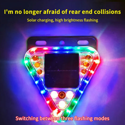 Magnetic Touch Switch Solar Warning Multicolor Wireless Strobe