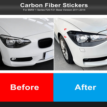 For BMW 1 Series F20 F21 Headlight Eyebrow Eyelid Cover Trim