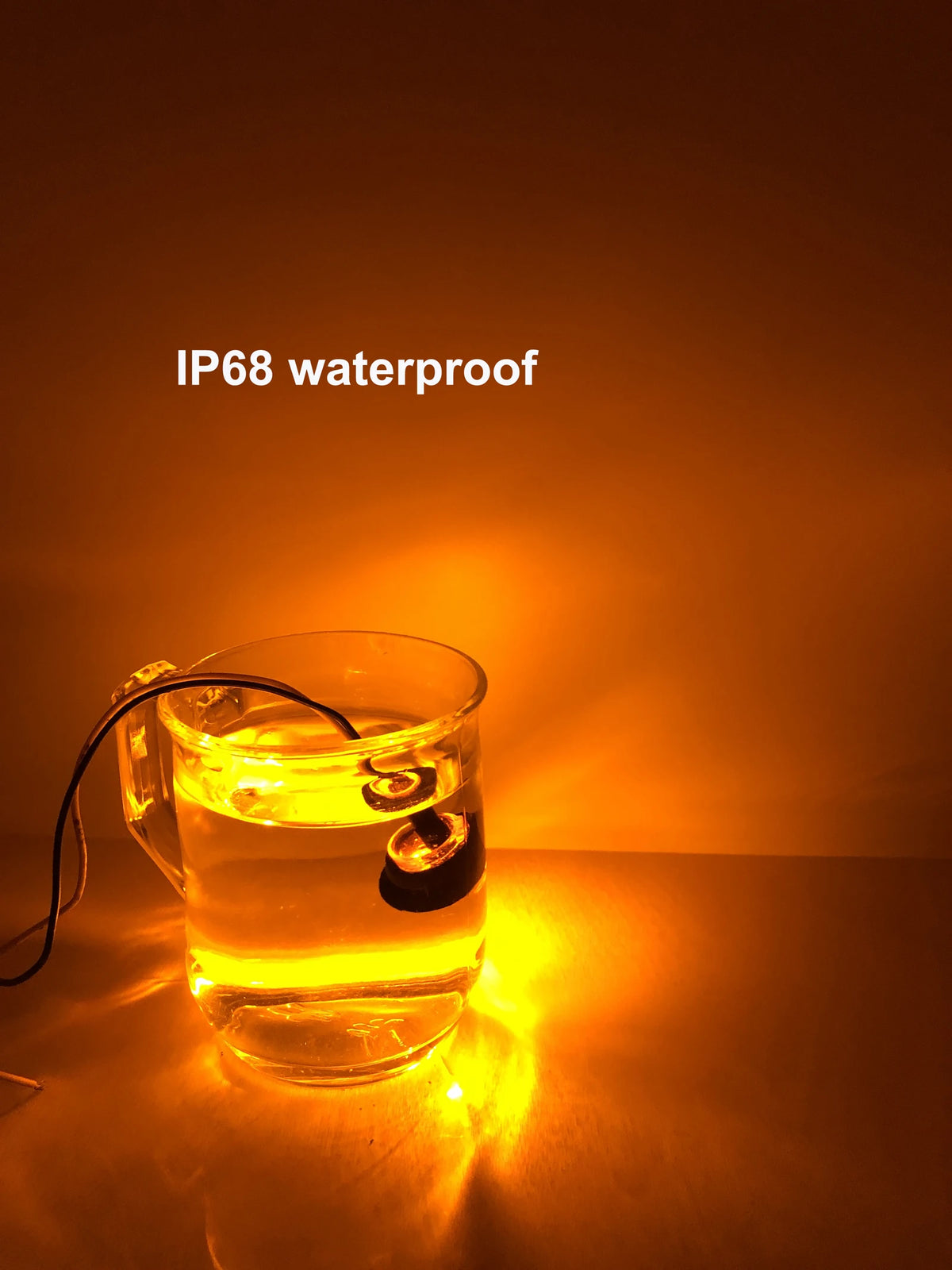 Pack 100 Inch MINI Round Amber 3LED Indicator Signal