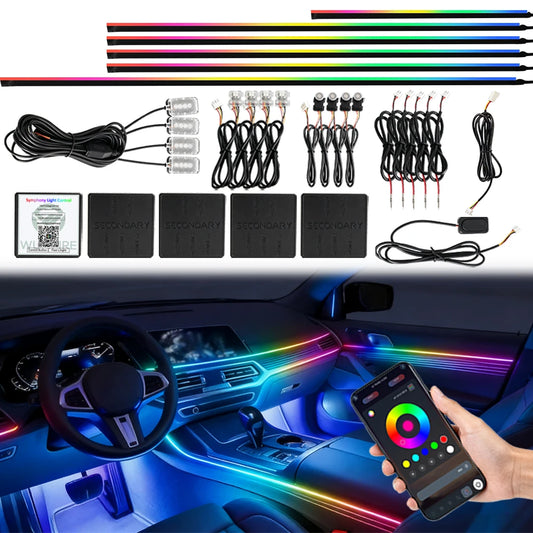 In Ambient RGB Full Color Acrylic Neon Strip Dual