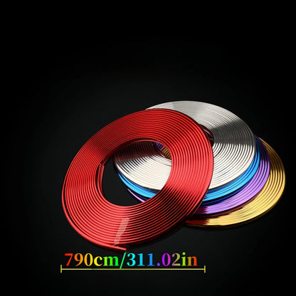 7.9-meter Wheel Hub Protective Strip Pvc Tire Rim Scratch