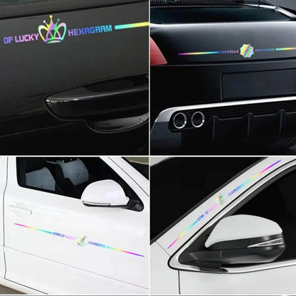 Stickers Waterproof Sunscreen Decals Reflective Body Sticker