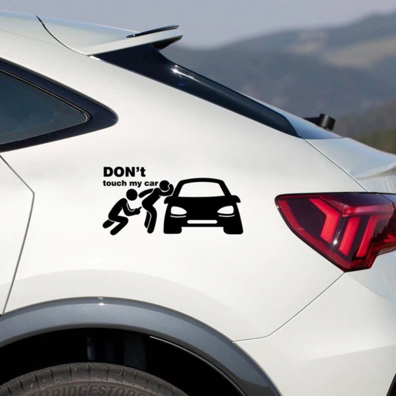 Creative Don T Touch My Sticker Decals Funny Exterior