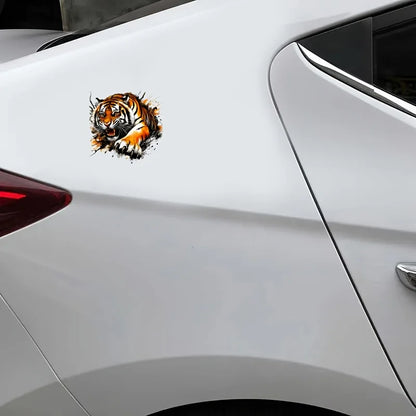 For Motorcycles Fierce Tiger Vinyl Decal Waterproof Sticker Cars