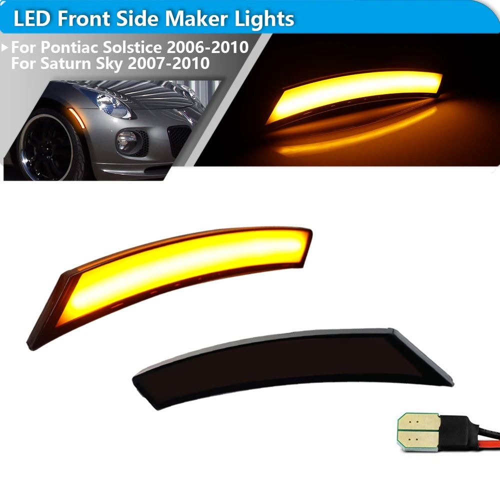 For Pontiac Solstice 2006-2010 Saturn Sky 2PCS Amber White Red